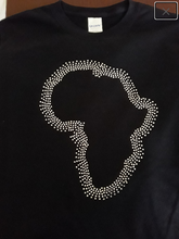 Load image into Gallery viewer, AFRICA rhinestone design shirt
