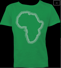 Load image into Gallery viewer, AFRICA rhinestone design shirt
